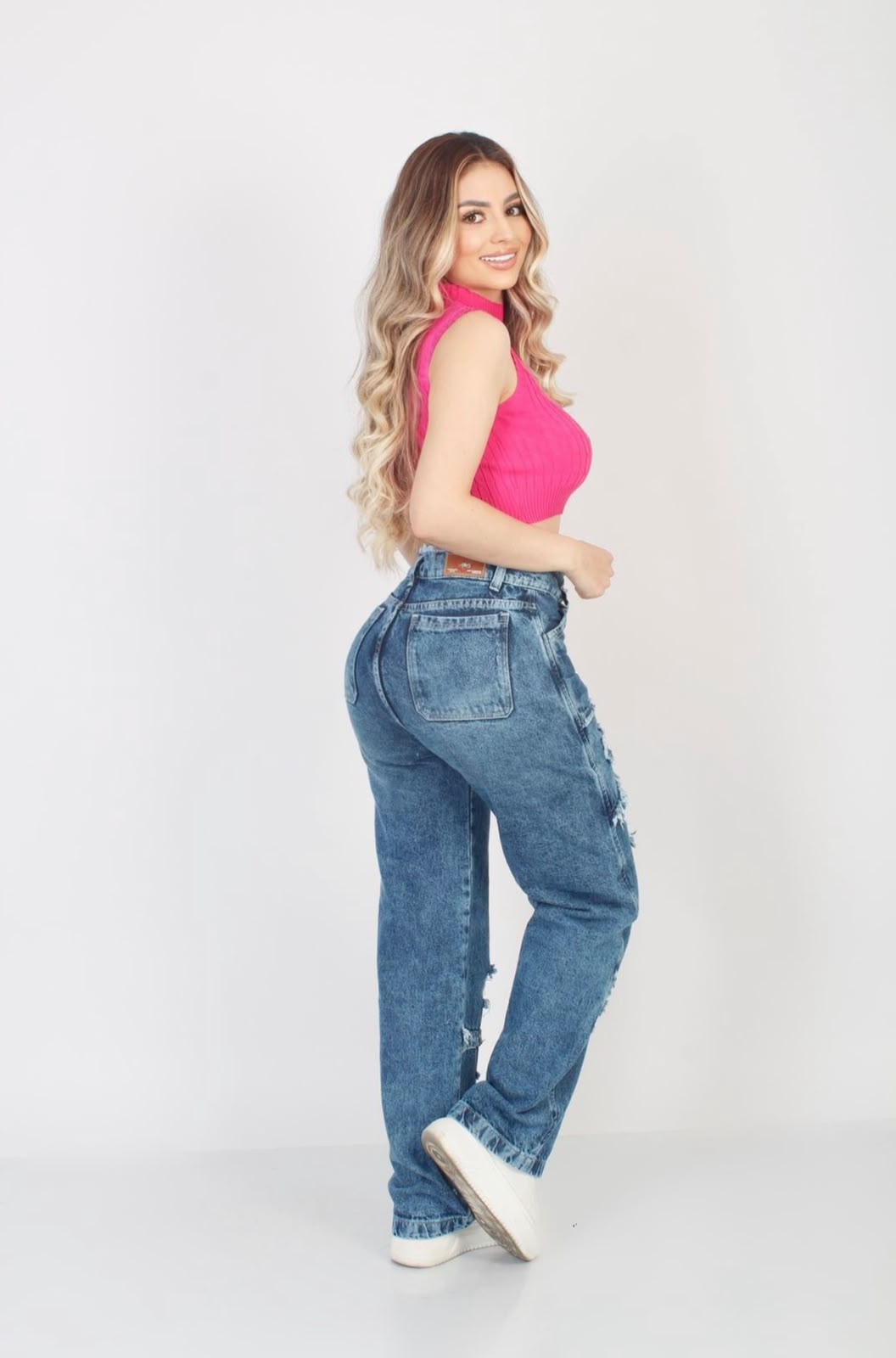 Jean Cargo Wide Leg Deshilachado - Tu Esencia Jeans