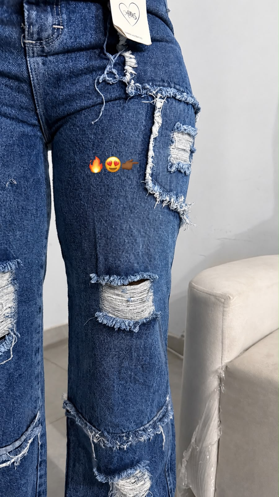 Jean Cargo Wide Leg Deshilachado - Tu Esencia Jeans